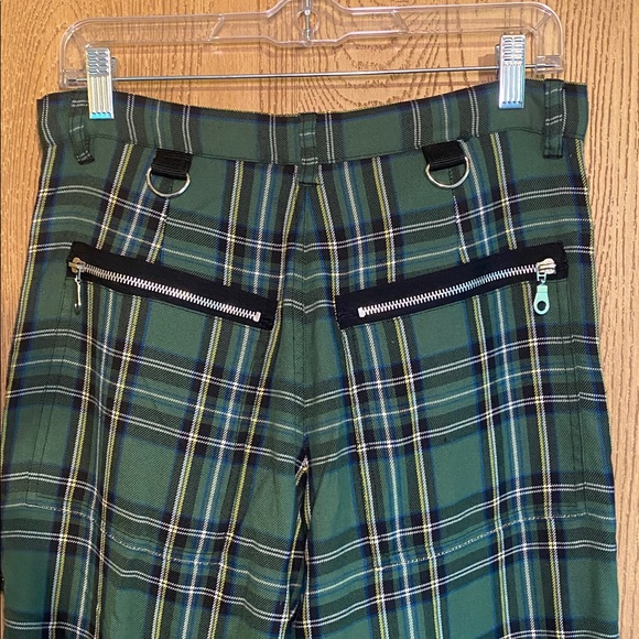 Morbid Threads Green Plaid Pants - Picture 5 of 6